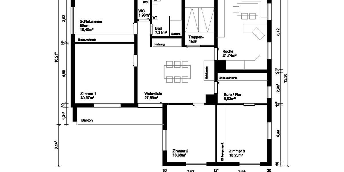 Etagenwohnung Kappelrodeck - 5.5 Zimmer, 140 m&sup2;, 1.400&euro; | Angebot:25056369
