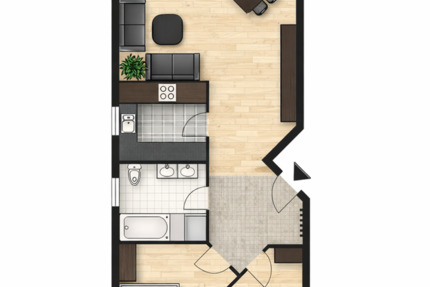 Wohnung Rastatt - 3 Zimmer, 76 m&sup2;, 294.000&euro; | Angebot:25051807